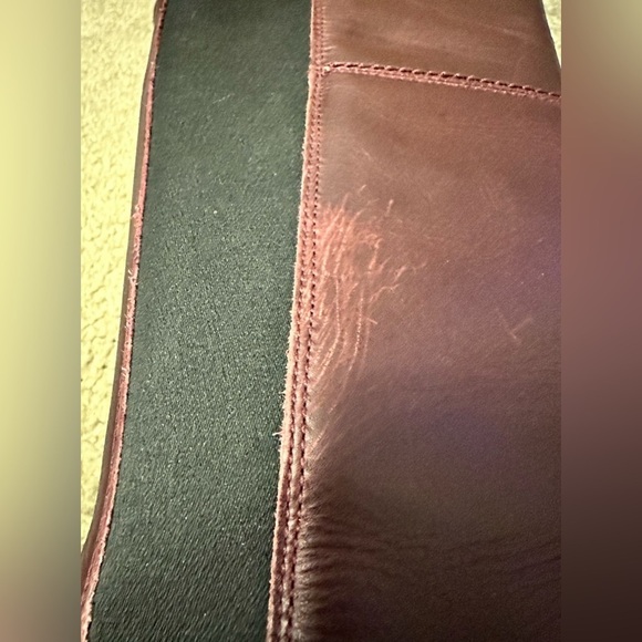 SOREL WOMEN'S FIONA OTK LUX Over the Knee Leather Boot Wine Burgundy Size 7 - Picture 13 of 14